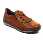 Ara sneaker cognac suède 44587-19